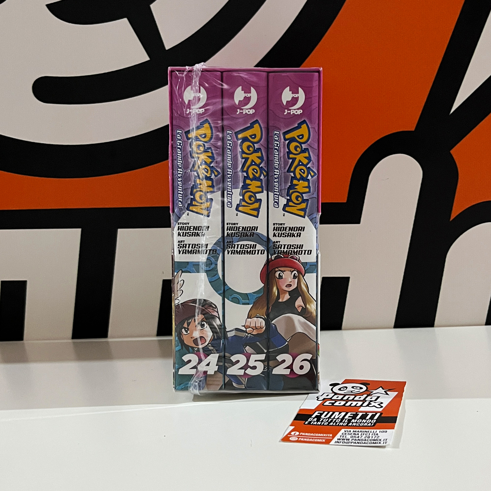 Pokémon - La grande avventura - Box Volumi 24-25-26