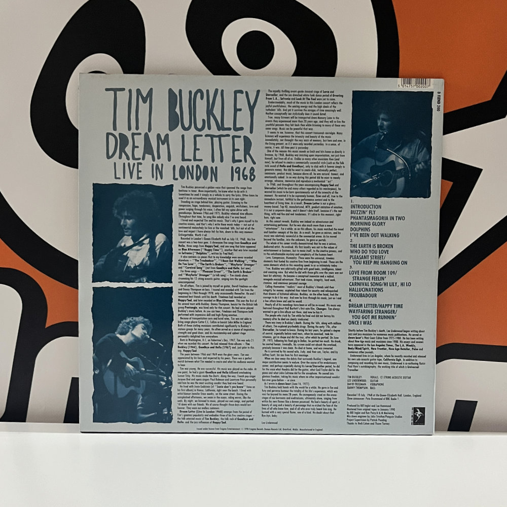 Tim Buckely - Dream Letter Live In London 1968